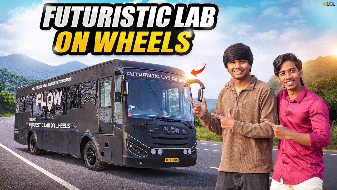 India’s First Futuristic Lab on Wheels | Telugu Experiments | FLOW Bus @Flowwithmadhulash 