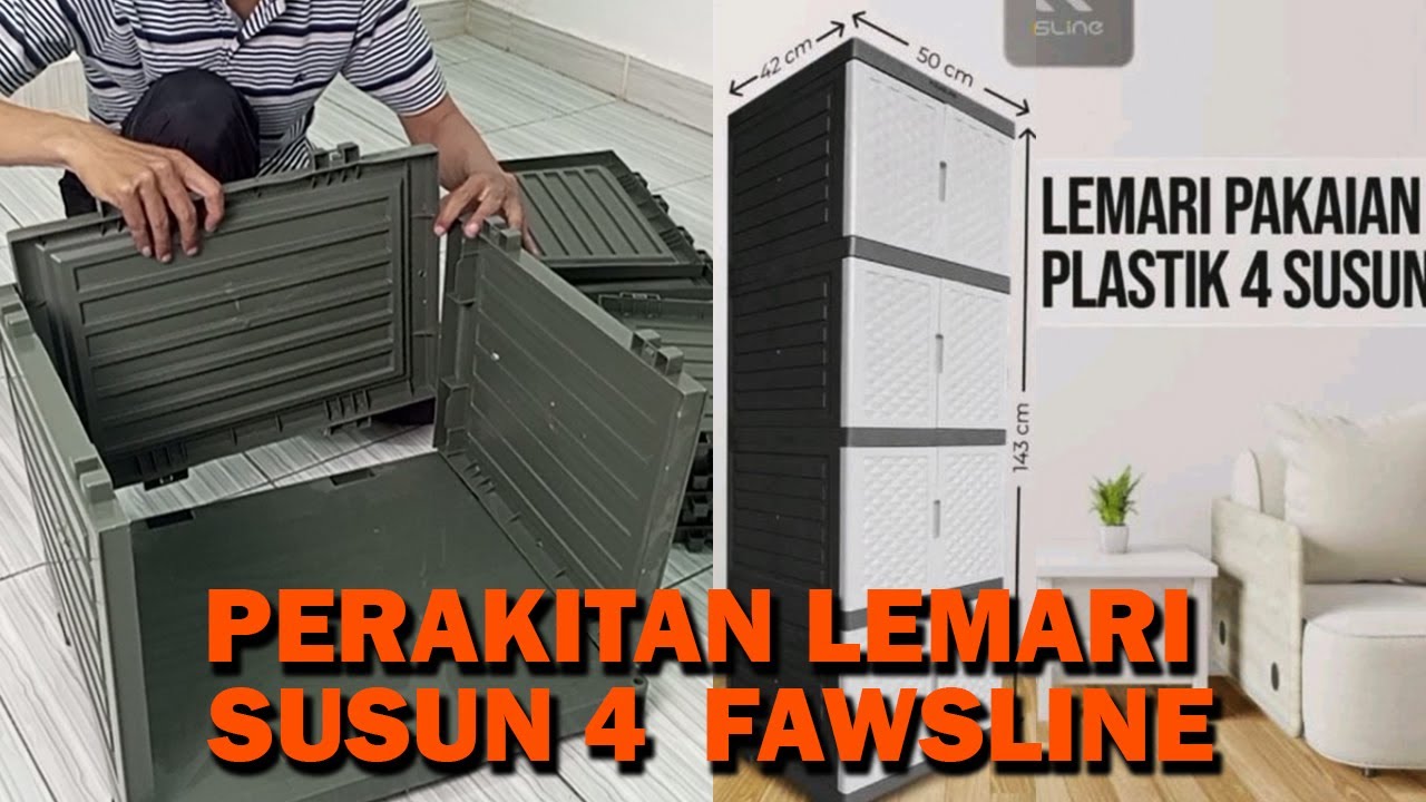 Cara Pasang Lemari Plastik 4 Susun