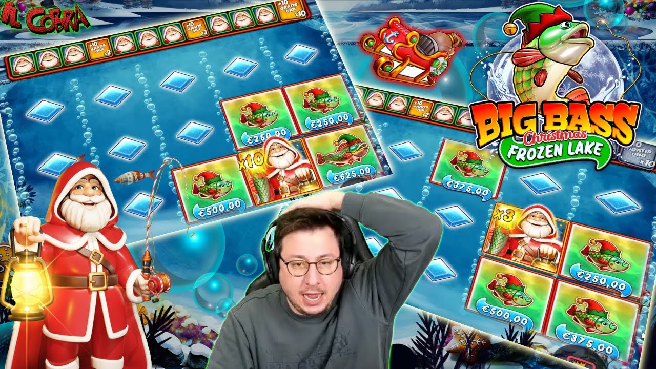 Paolo distrugge un altra Big Bass ! La nuova BIG BASS CHRISTMAS FROZEN LAKE 🐟| COBRA SLOT ONLINE 🎰