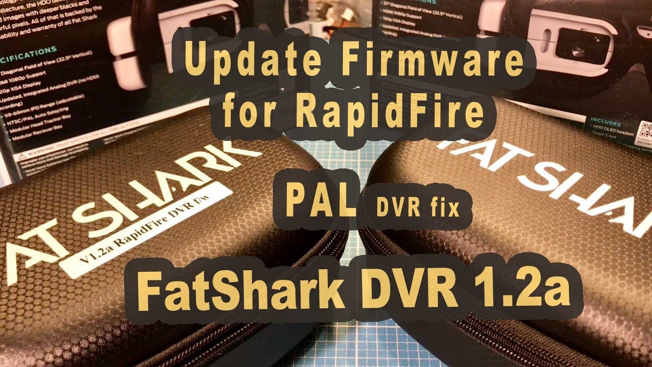 Fatshark Dominator HDO mit V1 21a RapidFIRE DVR Firmware