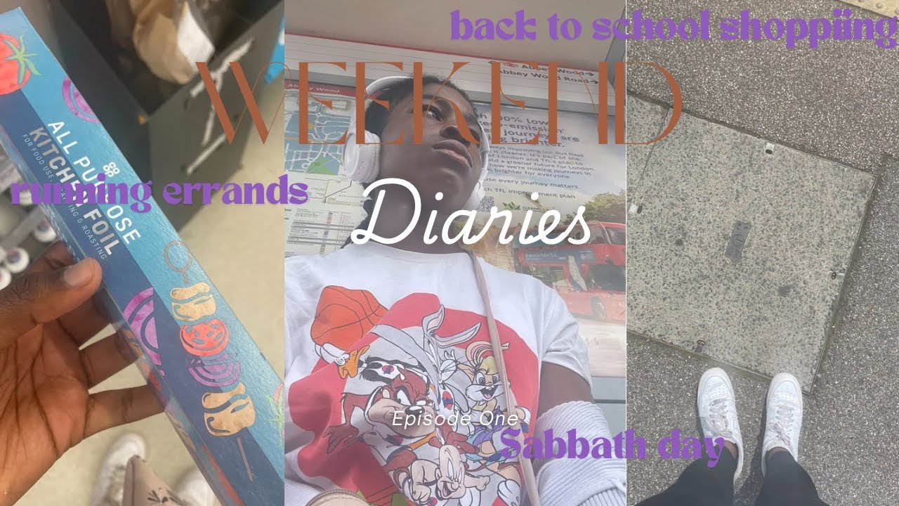 WEEKEND DIARIES: episode 1 | running errands and back to school shopping