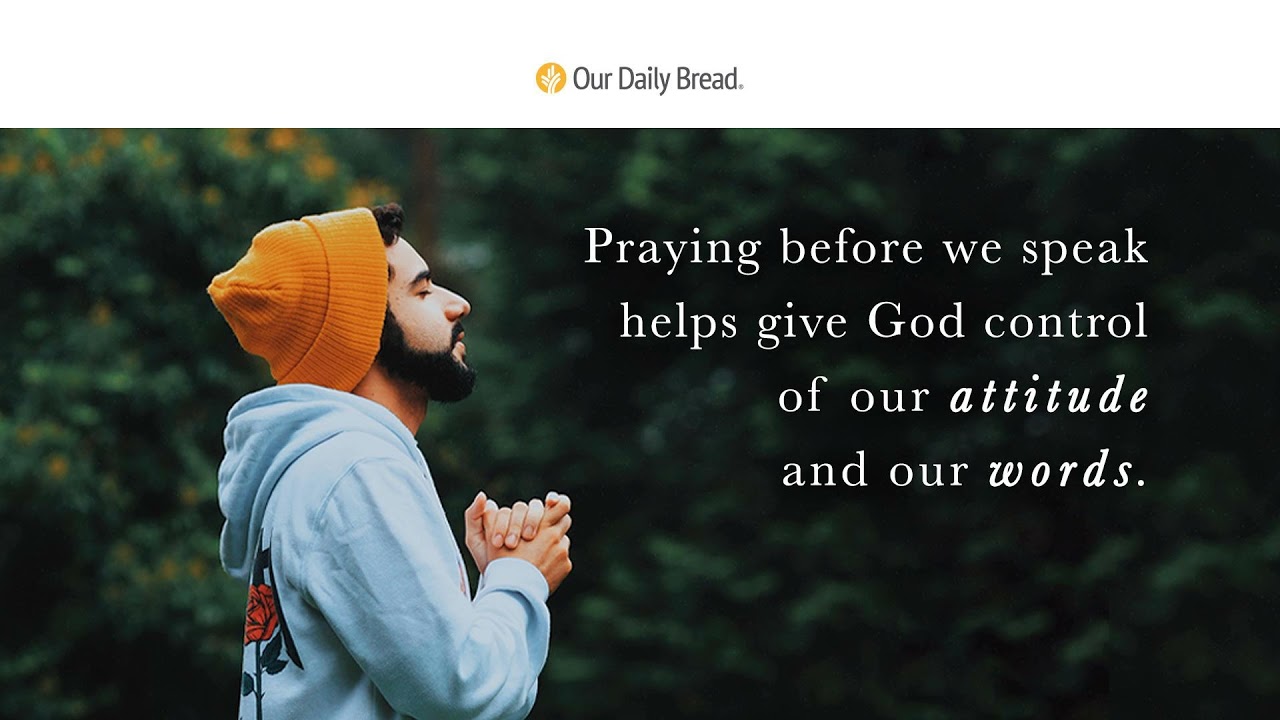 What Should I Say? | Audio Reading | Our Daily Bread Devotional | December 14, 2021