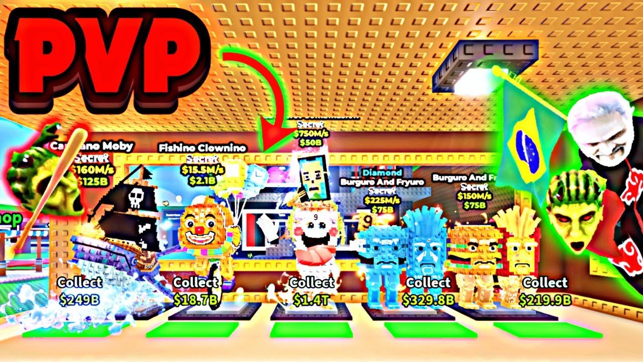 1V1 CONTRA BRAINROTS … EPISÓDIO 4 | CADA PVP +1 HABILIDADE 🔥