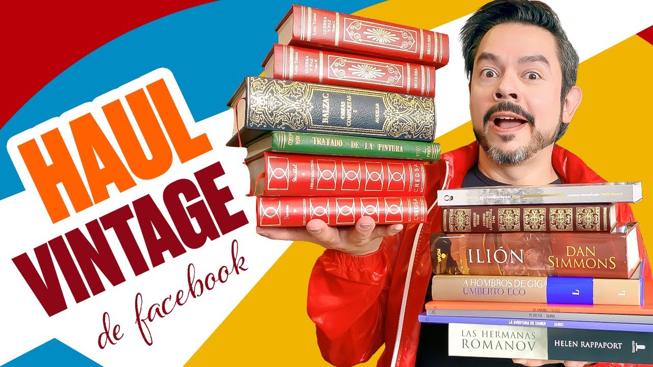 📚📦🌟¡Haul de libros vintage... el primero del año! Y todos comprados en Facebook Marketplace 🤠🔥