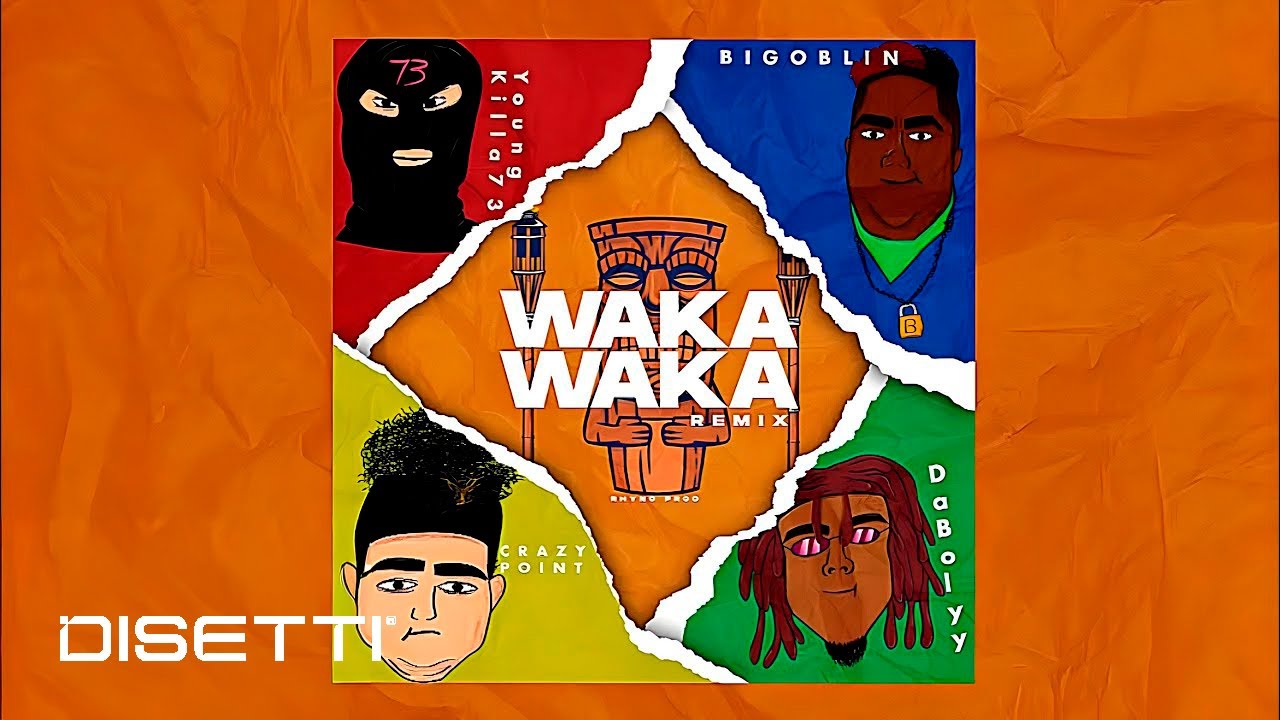 BIGOBLIN, Crazy Point, Young Killa, DaBolyy - Waka Waka Remix (Visualizer)
