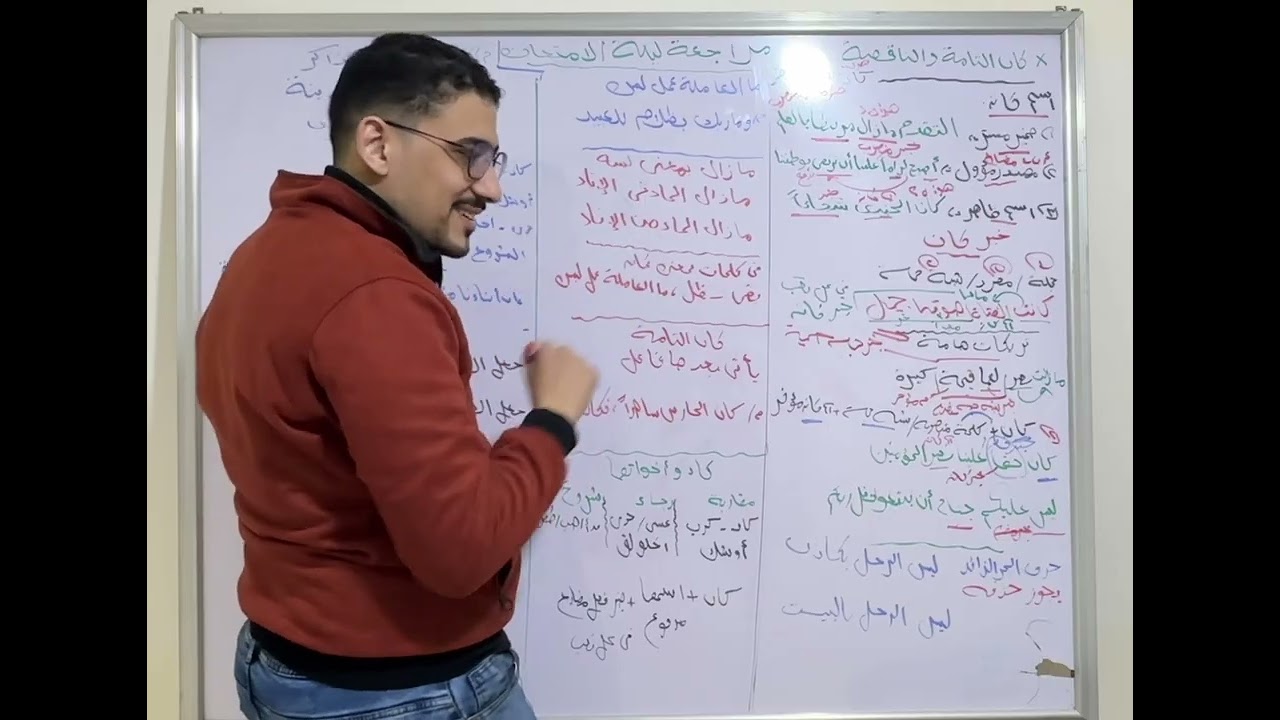 الجزء الأول |ليلة الامتحان| أولى ثانوي 2026|ملخص تريكان النحو
