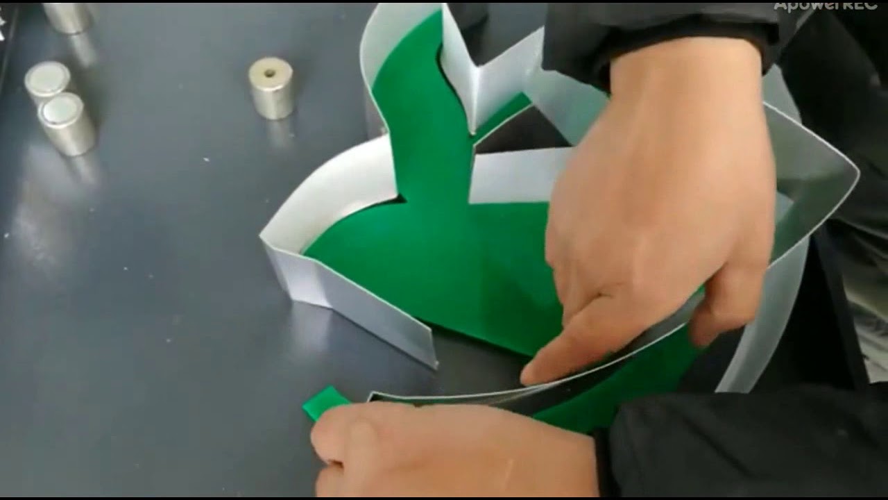 How to make 3d aluminum channel letter R - DAHE