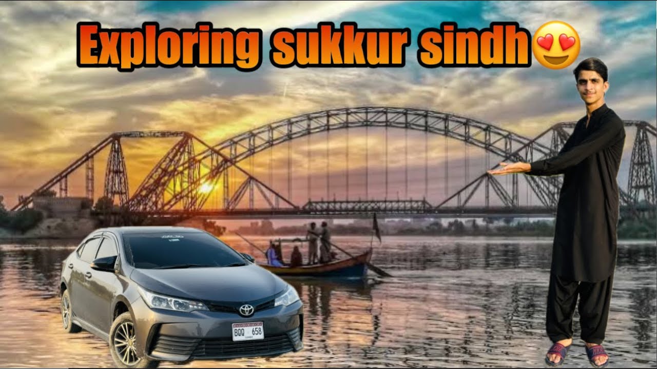 Exploring sukkur sindh 😍||Gari ke tyre change krwa liye🛞||