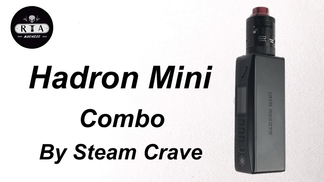 Hadron Mini Combo จากค่าย Steam Crave ชุดพร้อมสูบที่รองรับการเล่นที่หลากหลายและมาพร้อมชิพ Dna 100c
