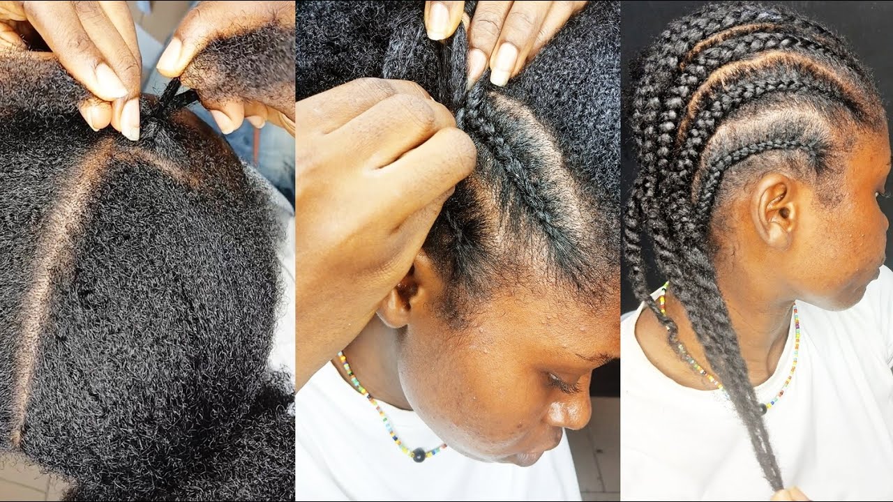 IF YOU DO NOT KNOW ANYTHING AT ALL ABOUT MAKING CORNROWS, WATCH THIS TO BECOME A PRO.