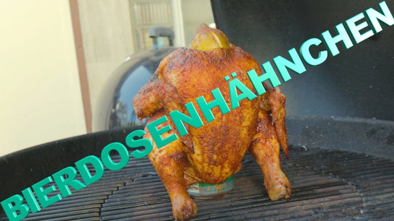 Dosenhuhn auf dem 57er Weber Kugelgrill | Beer can chicken