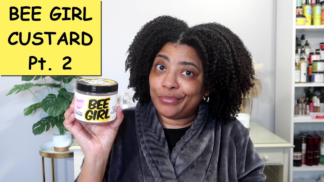TRYING THE BEE GIRL CUSTARD ONE MORE TIME | Does a Leave-in Help? | NaturalRaeRae