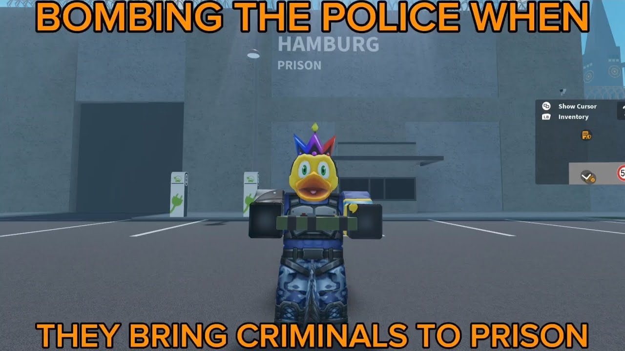 BOMBING THE POLICE WHEN THEY BRING CRIMINALS TO PRISON (Emergency Hamburg)