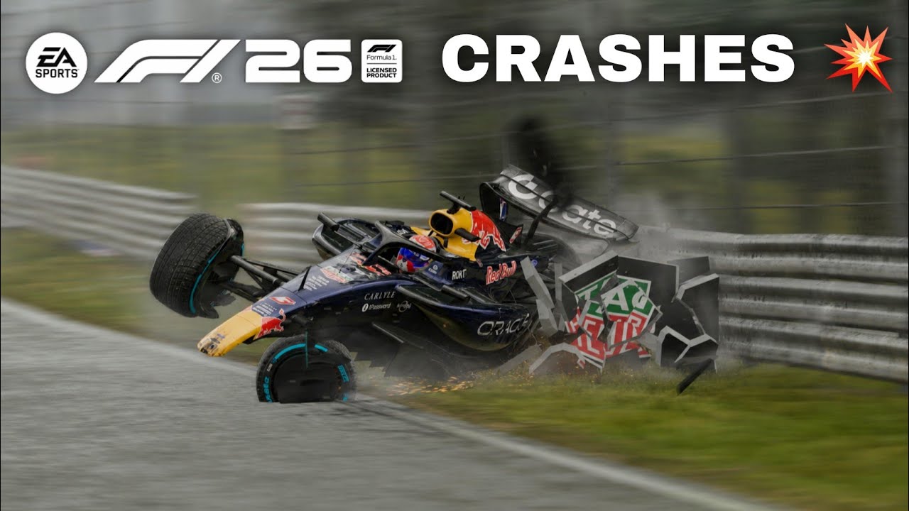 INSANE F1 2026 CRASH COMPILATION: Realistic Damage & 2026 Mod #10 💥