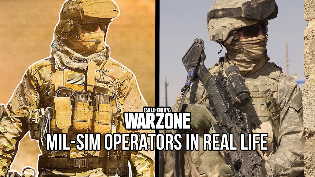 Call Of Duty: Mil-Sim Operators & There Real Life Counterparts.