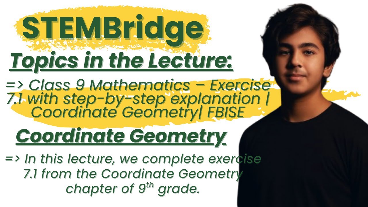 Class 9th Mathematics | Exercise 7.1 Explained | Coordinate Geometry | Past Paper Solutions