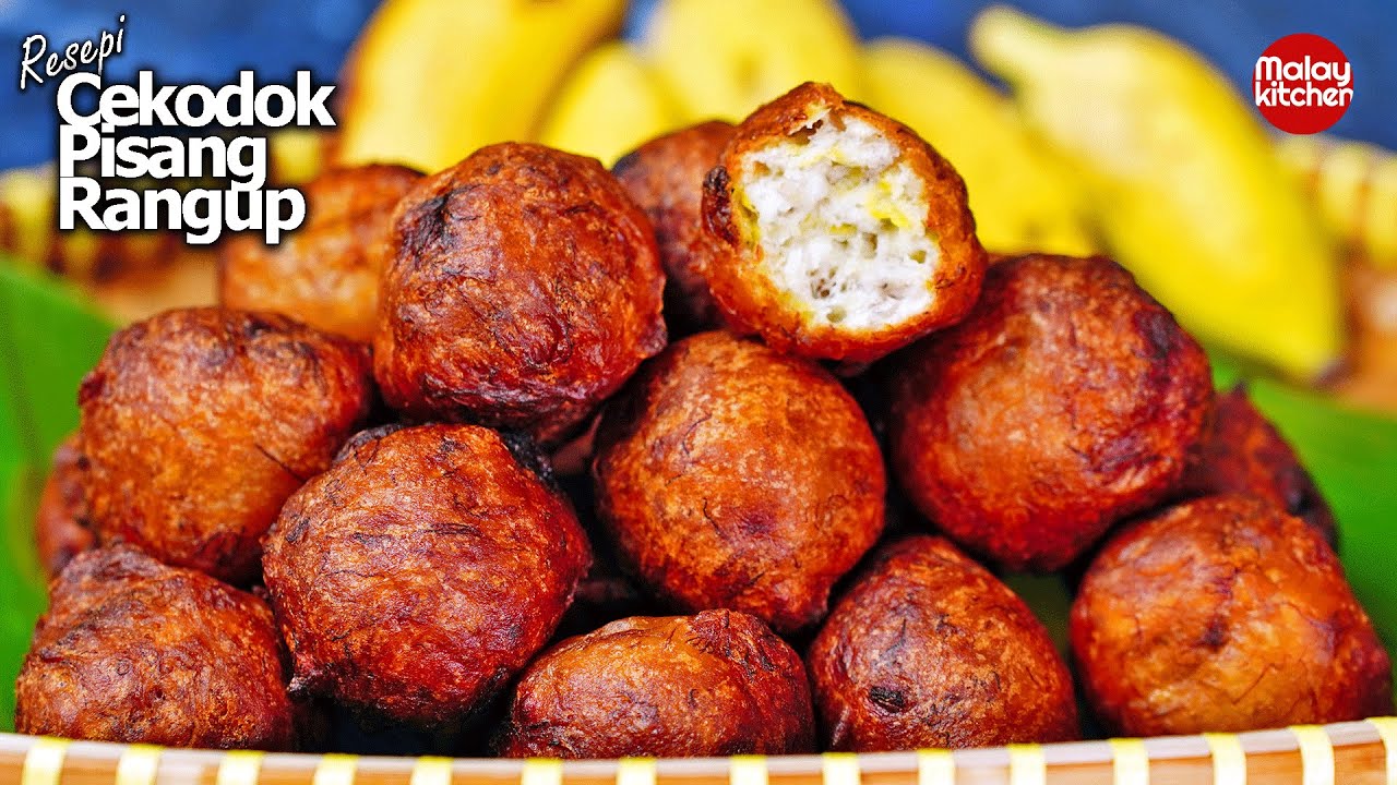cekodok pisang resepi rangup, gebu dan bulat-bulat