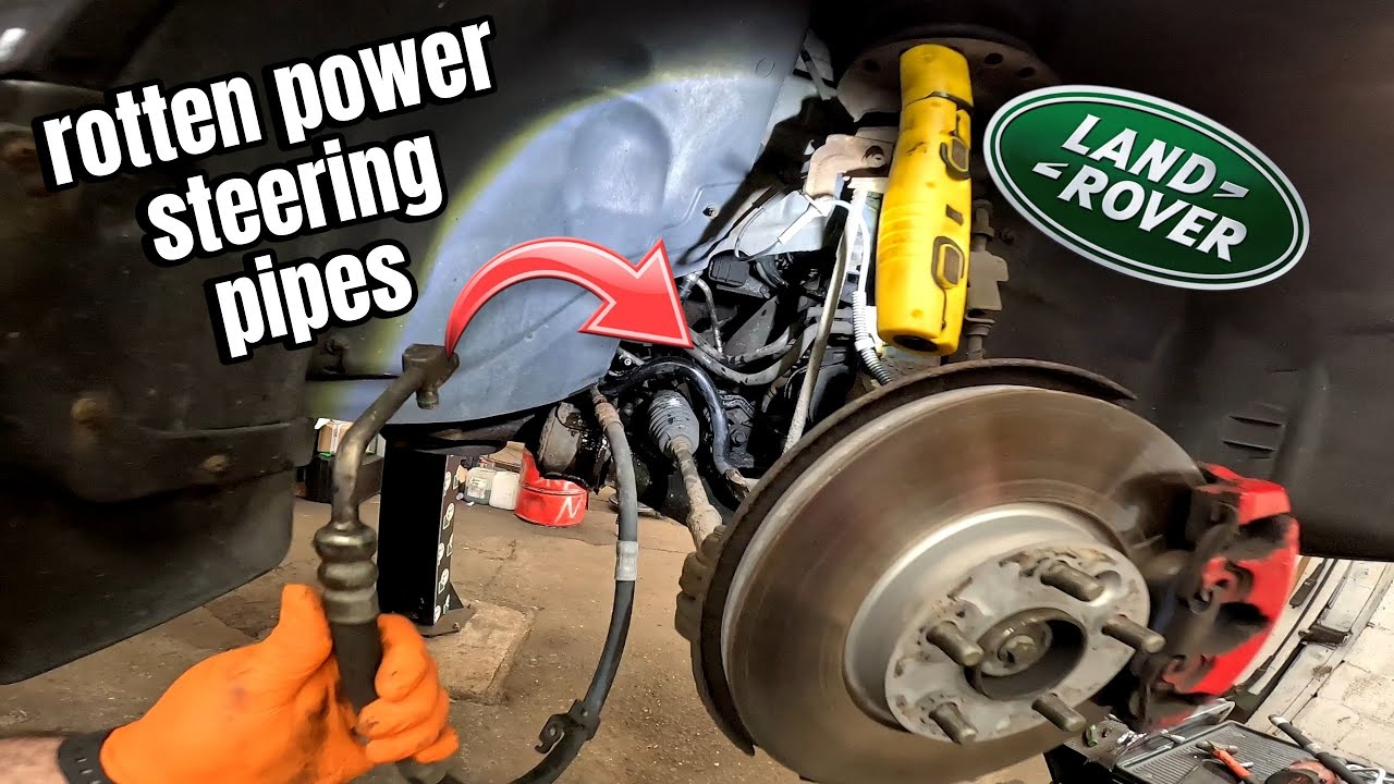 landrover Freelander 2 power steering pipe replacement due to being rotten