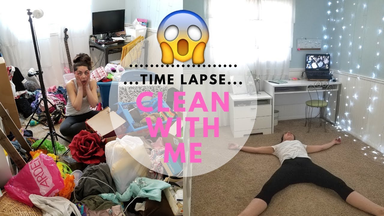 Time Lapse Cleaning | Actual Messy Room | Cleaning Motivation | Clean With me | real life Cleaning