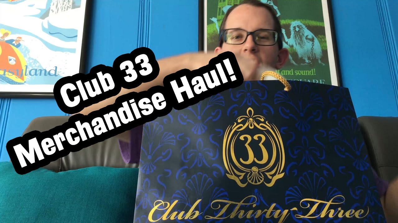 Disneyland Club 33 Merchandise Haul