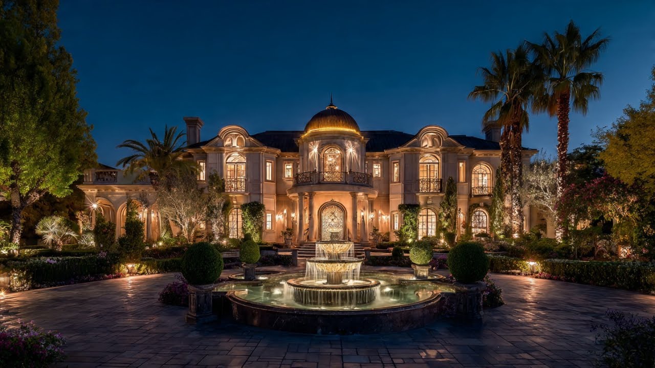 Mansión Lujosa 🏰 Recorrido Negro y Dorado | Palacio Amueblado Crystal Bright ✨