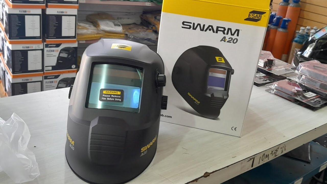 MASCARA ESAB SWARM A -20  #welder #challenge #amazing #argentina #haslotumismo  #youtubeshorts
