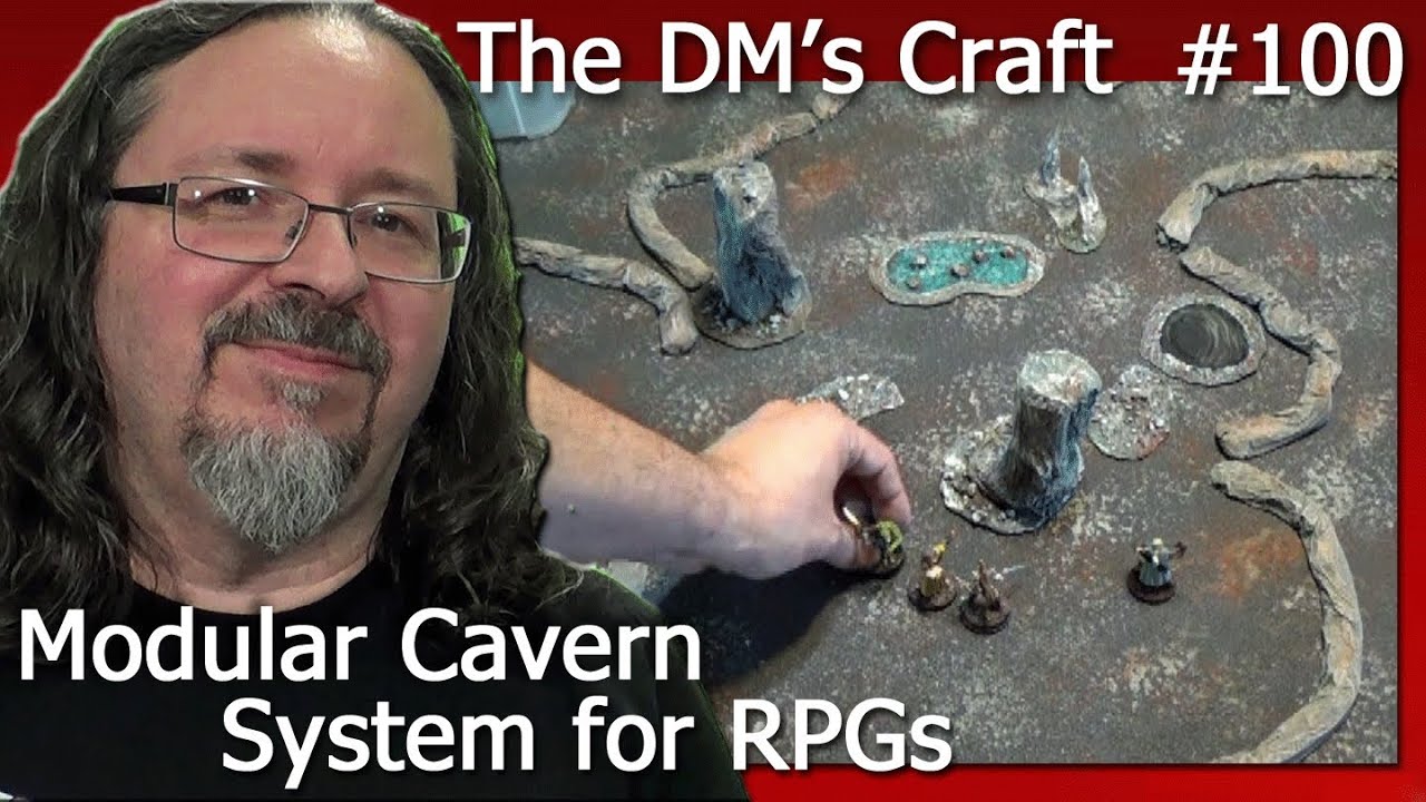 Modular 2.5D Cavern System for D&D and Pathfinder (The DM's Craft #100 HD Version)