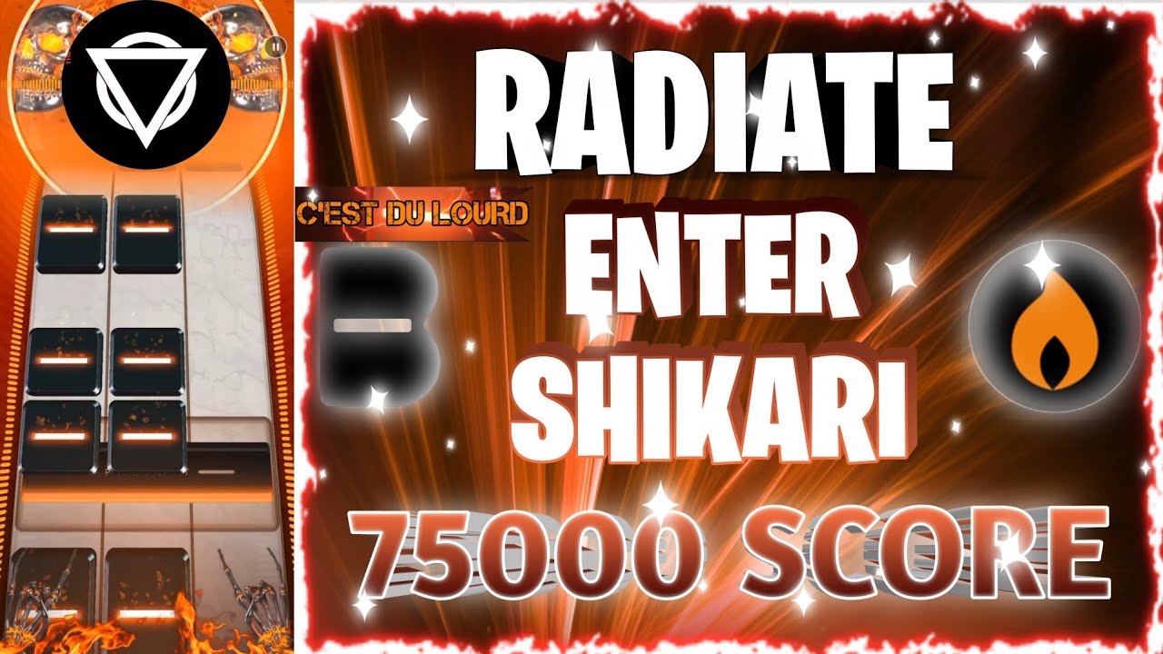 [Beatstar] Radiate | 75000 SCORE | ✨️NEW TRACK SKIN✨️ !