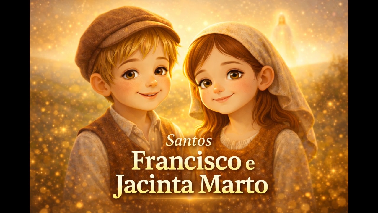 Santos Francisco e Jacinta Marto - Santinhos