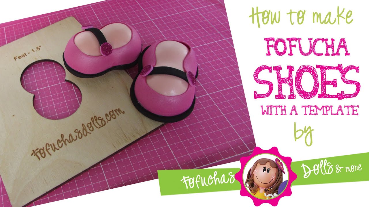 How to make Fofucha Shoes with template