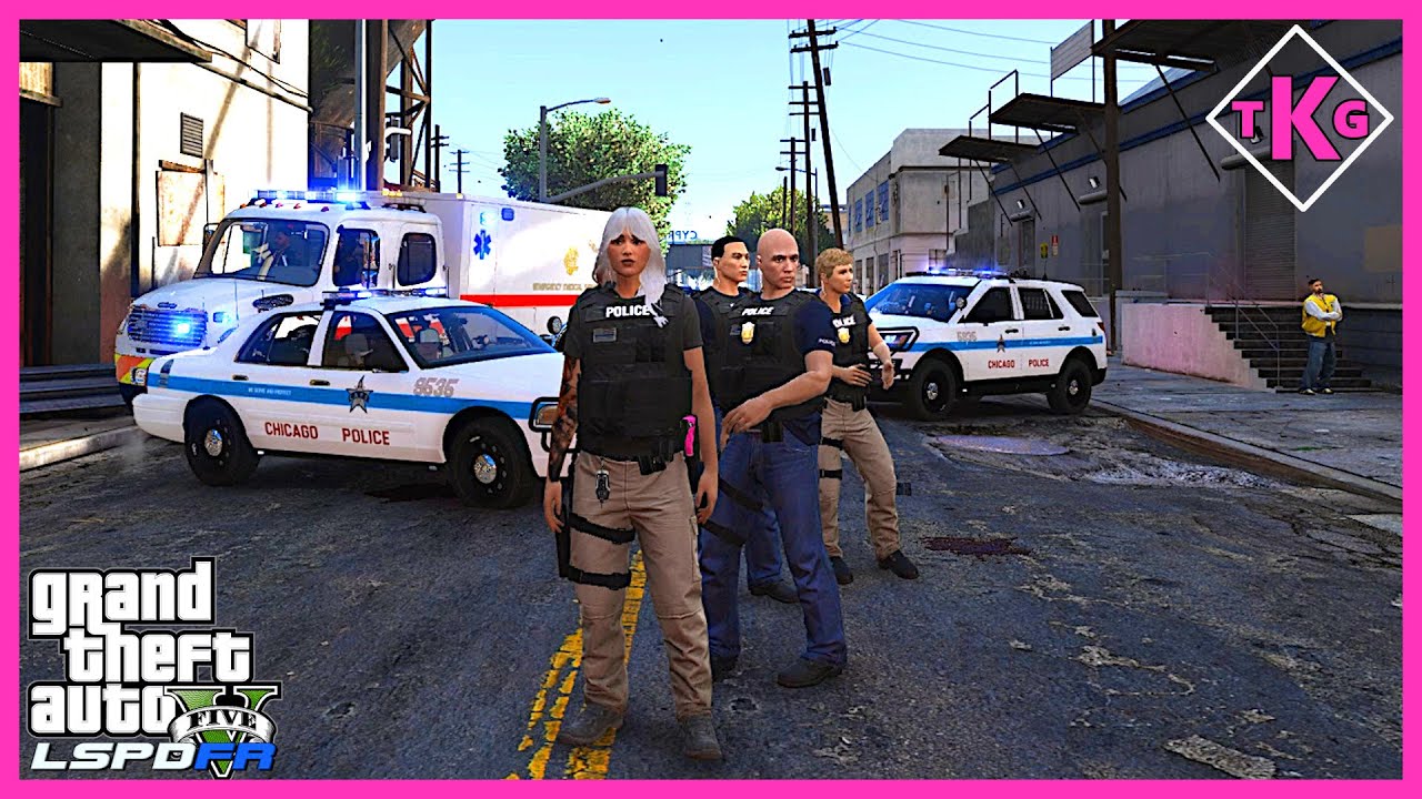 GTA 5 LSPDFR Chicago GANG UNIT PATROL!!! GTA 5 LSPDFR MODS EP95 (GTA 5 PC MODS)
