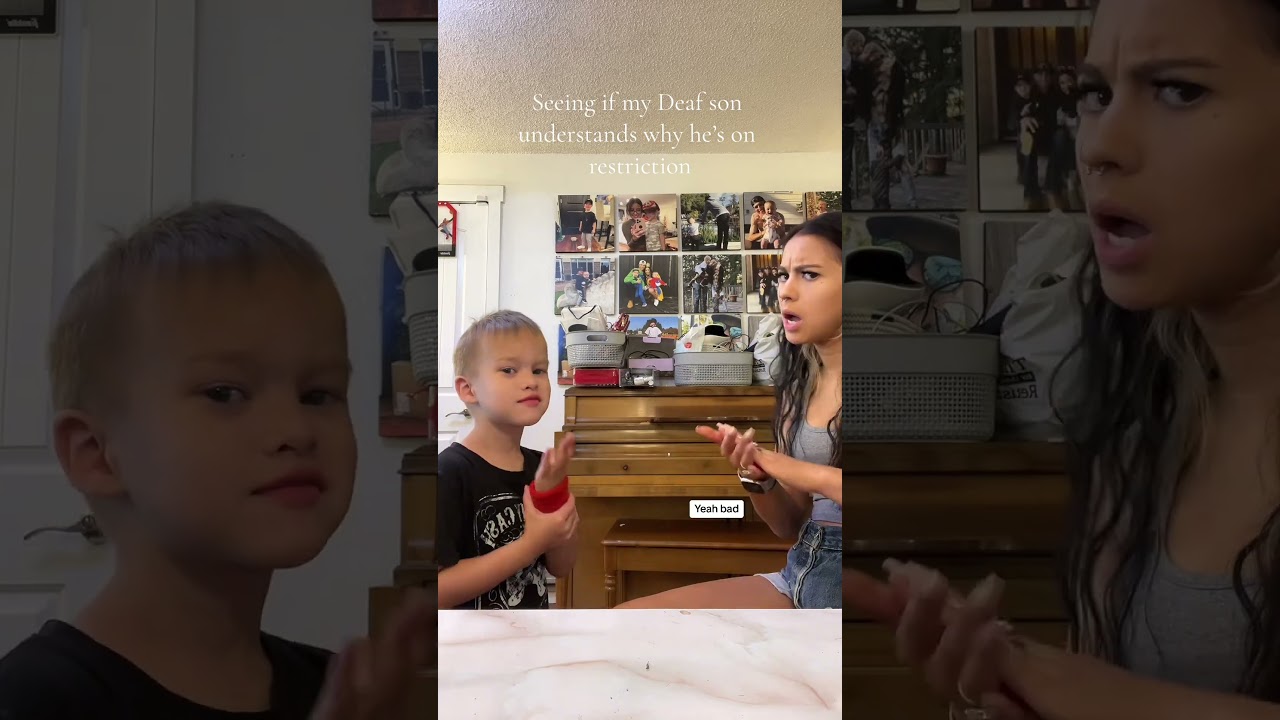 Calm talk with my Deaf toddler #deaf #parenting #asl #signlanguage #mom #sahm #toddler