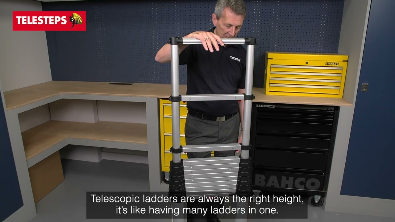 Telesteps 3m Ecoline Telescopic Ladder| XMS25LADDER | Get Kitted Out Tool Sale
