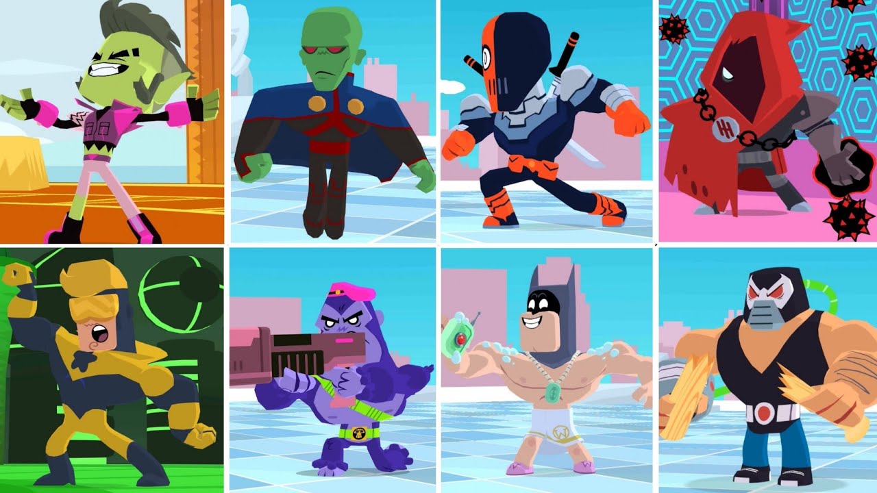 Teen Titans Go Figure (Teeny Titans Go 2) - All Bosses + Cutscenes