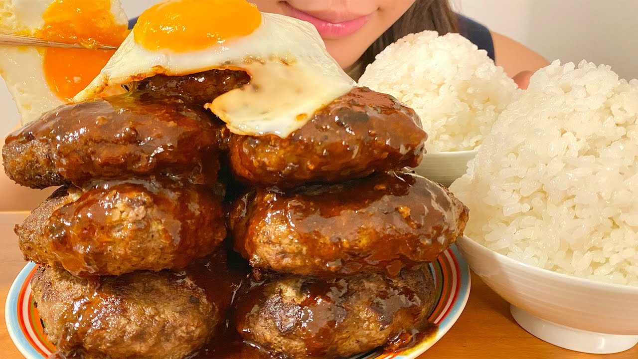 2人で過ごす最後の誕生日に肉汁まみれ山盛りハンバーグを食べる