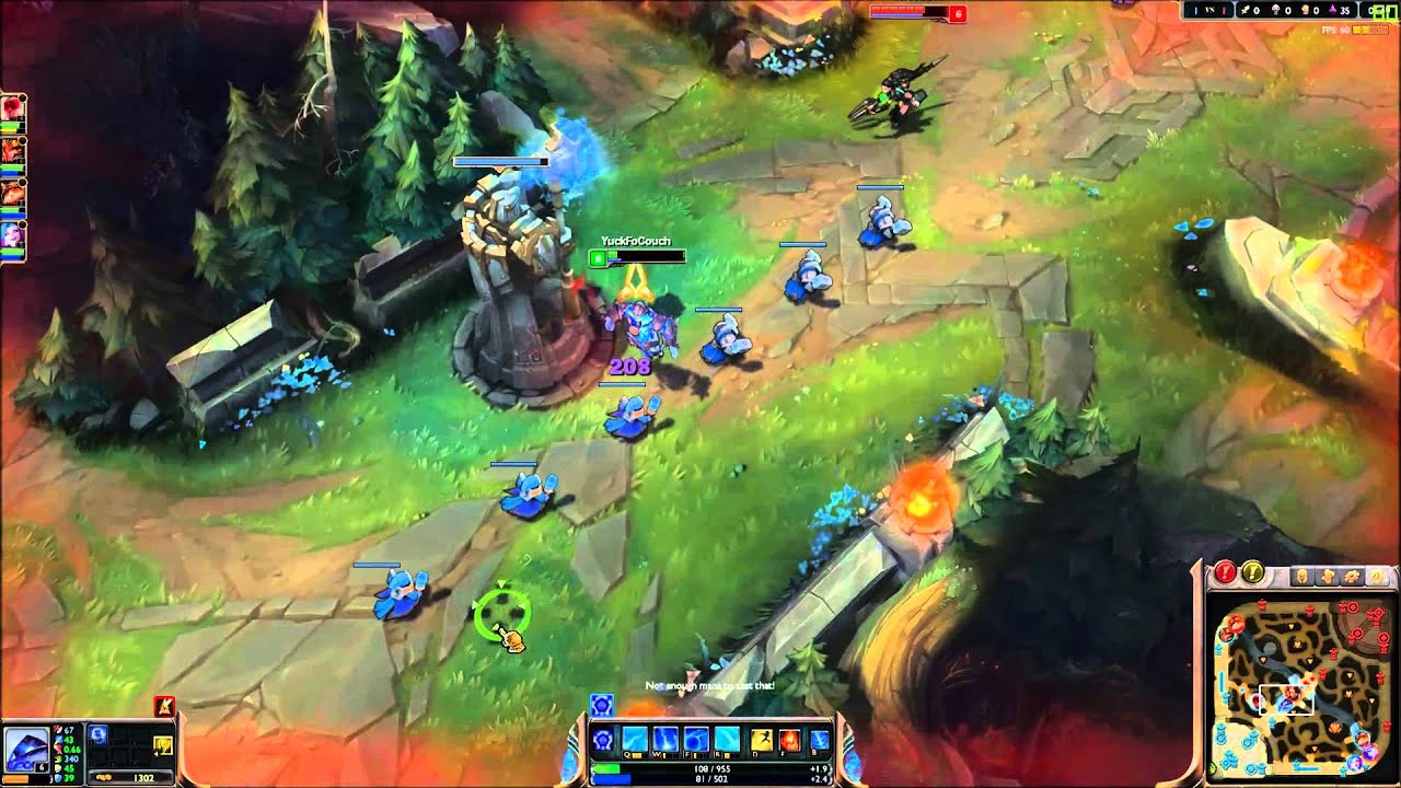 [LoL] Xerath outplay under turret!