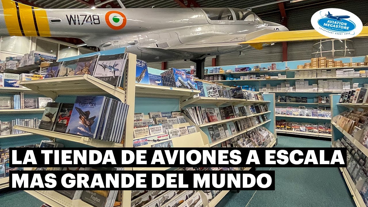 ✈️ La tienda de aviones a escala más grande del mundo está en Ámsterdam 😯