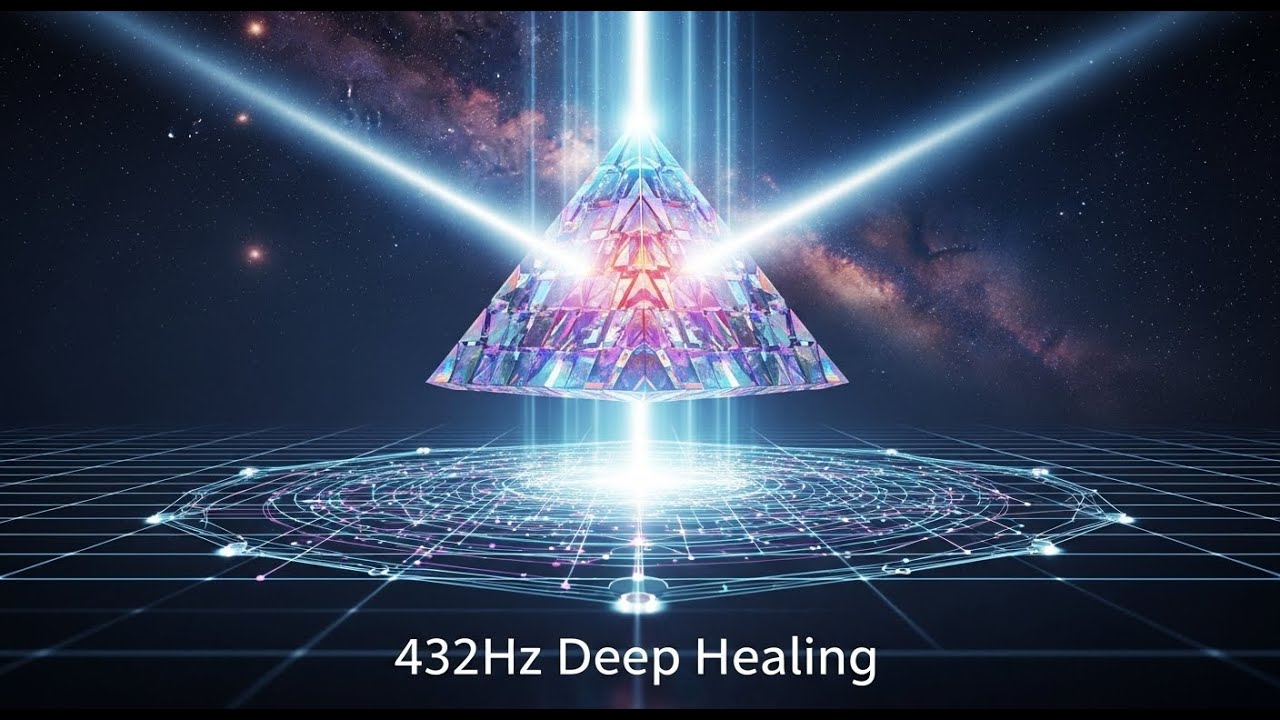444Hz Quantum Meditation | Alpha Brain Waves for Mental Clarity & Deep Calm