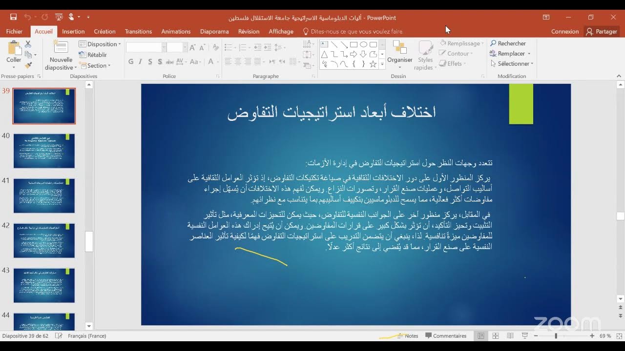 العلاقات الدولية والدبلوماسية - المحاضرة الخامسة