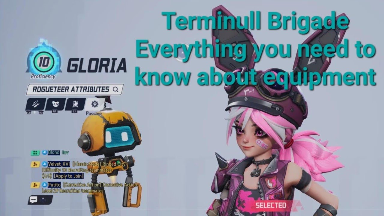 Terminull Brigade Everything you need to know about equipment