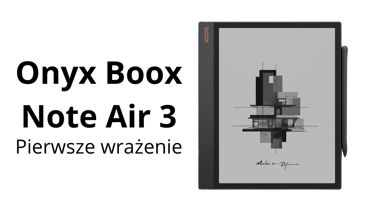 Najlepszy zamiennik dla tradycyjnego notatnika? | Onyx Boox Note Air 3