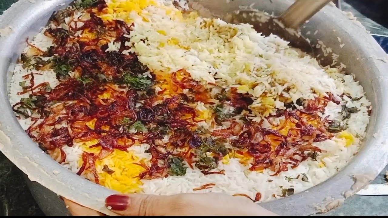 हैदराबादी बावर्ची स्टाइल बिरयानी | Shaadi Wali Bawarchi Biryani #ramzanspecial #biriyani #cooking 