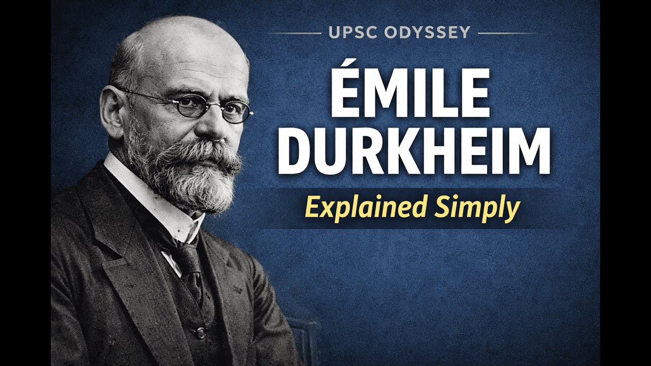 UPSC Sociology: 4B. Understanding Emile Durkheim's Theories