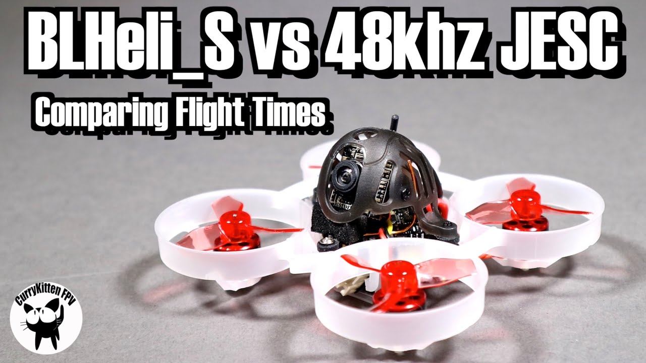 Comparing flight time on BLHeli_S vs JESC on the Mobula6