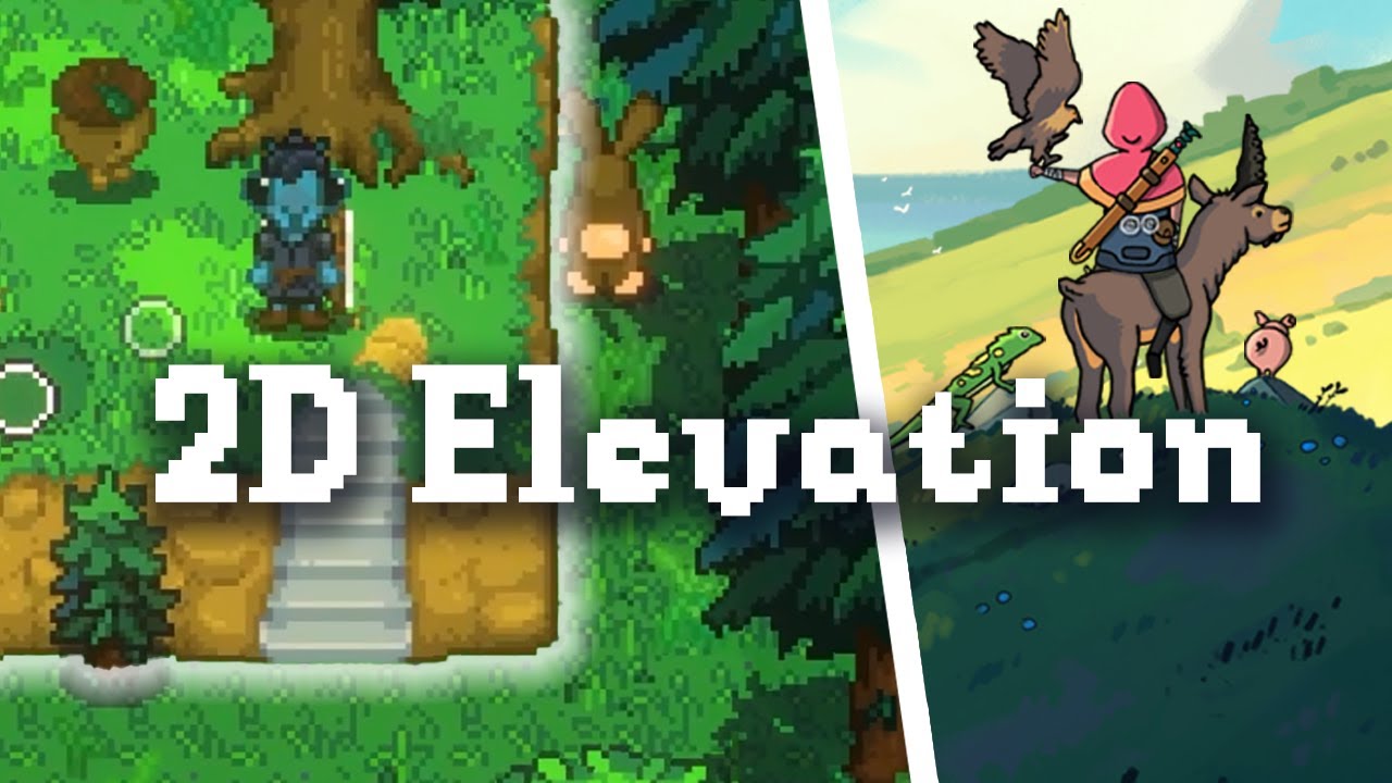 How Pixel Art Games Fake 3D Elevation