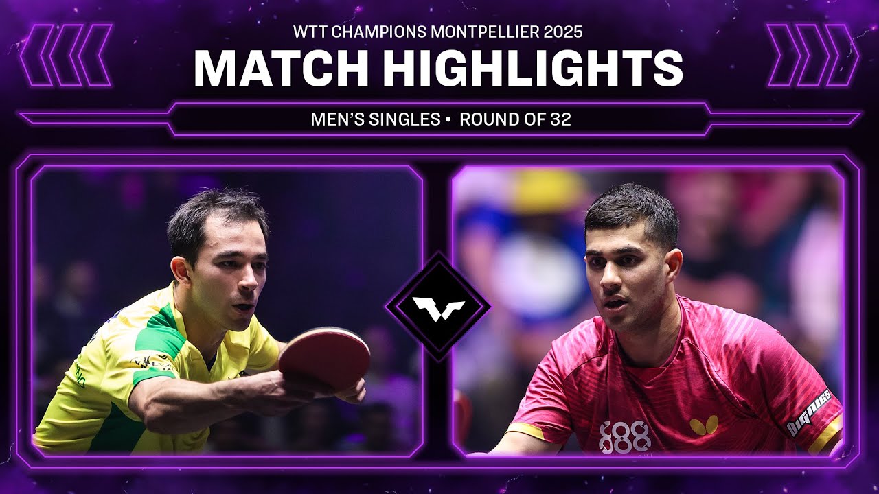 Hugo Calderano vs Kanak Jha | MS R32 | #WTTMontpellier 2025