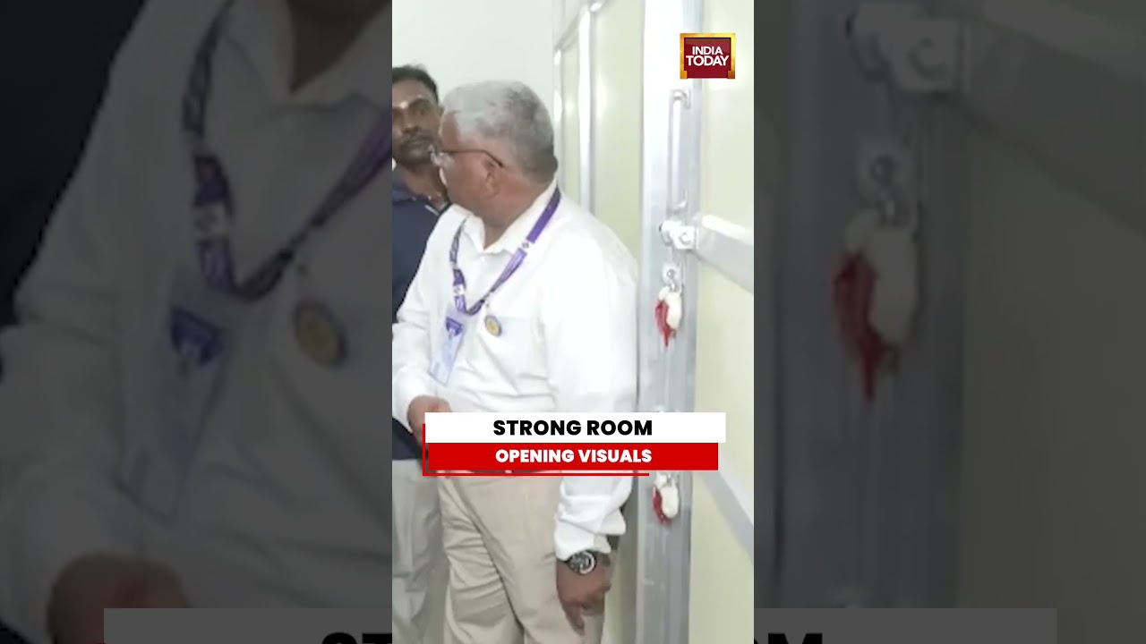 Election Results 2026: First Visuals Of Strong Rooms Opening Before Election Counting #shorts