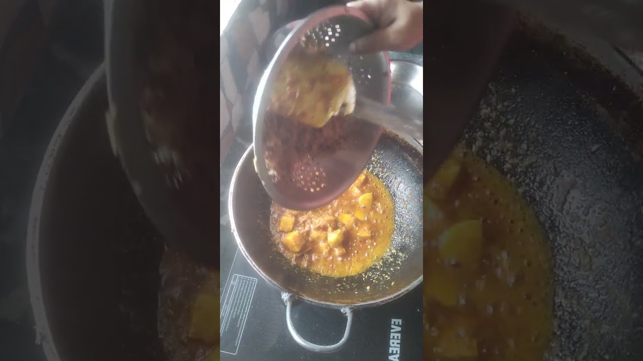 ### full recipe of mochar ghonto banana leaf curry#likesharesubscribe 