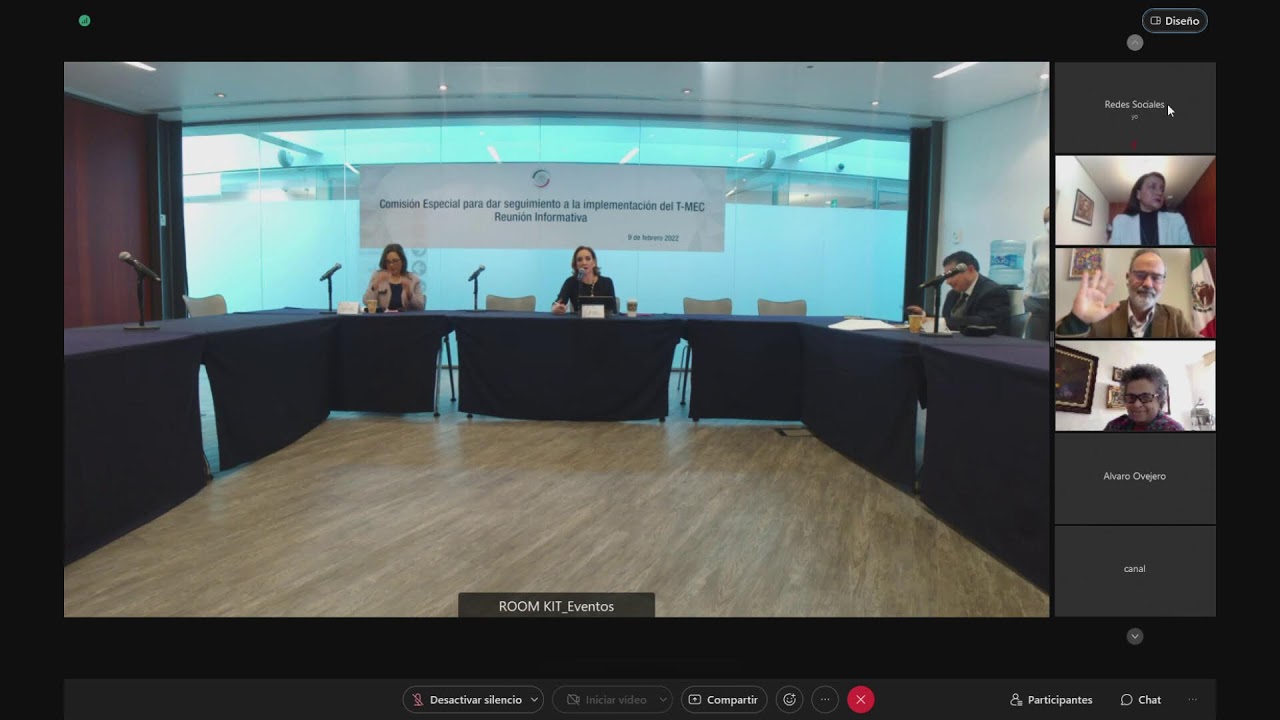 Reuni&oacute;n de la Comisi&oacute;n Especial de Seguimiento a la Implementaci&oacute;n del T-MEC, 9 de febrero de 2022