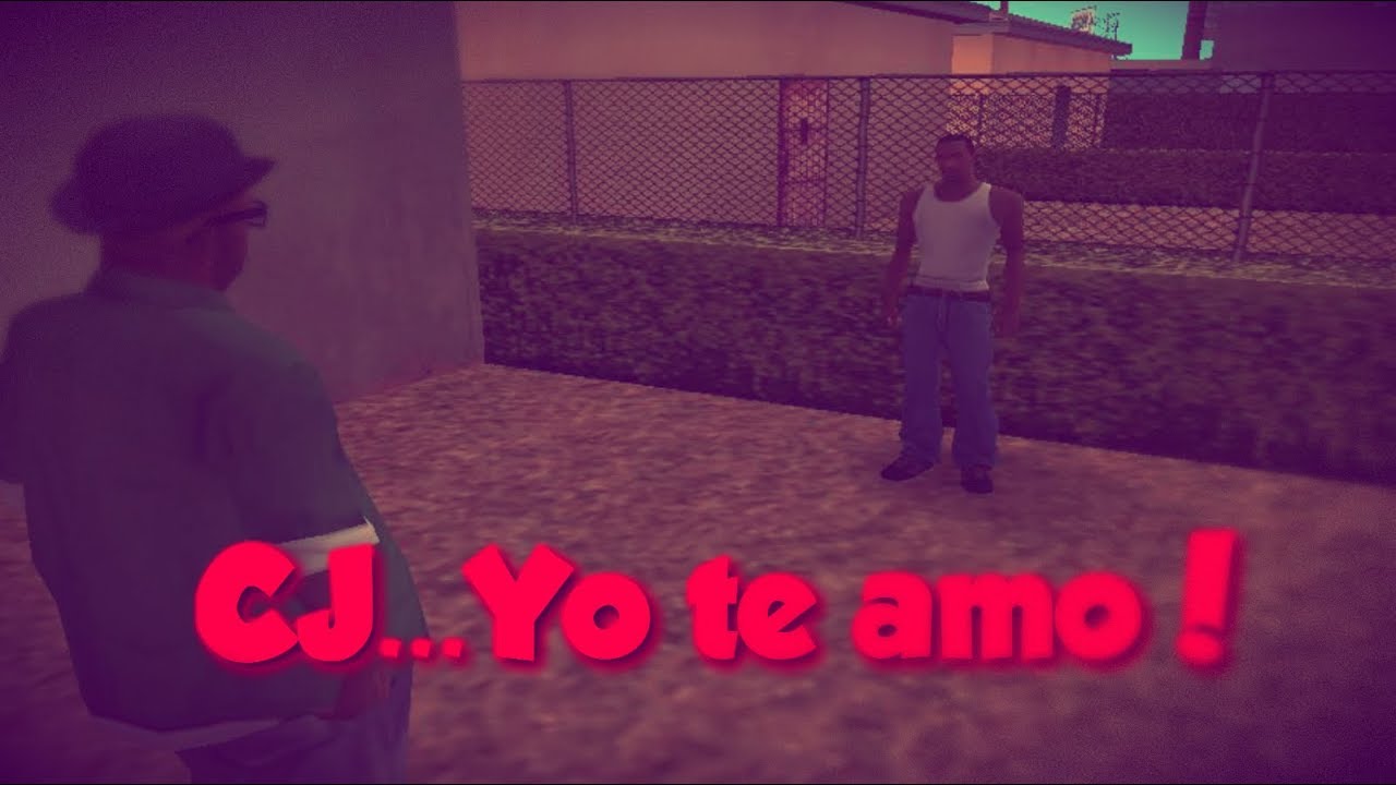 GTA San Andreas - Smoke le declara su amor a CJ
